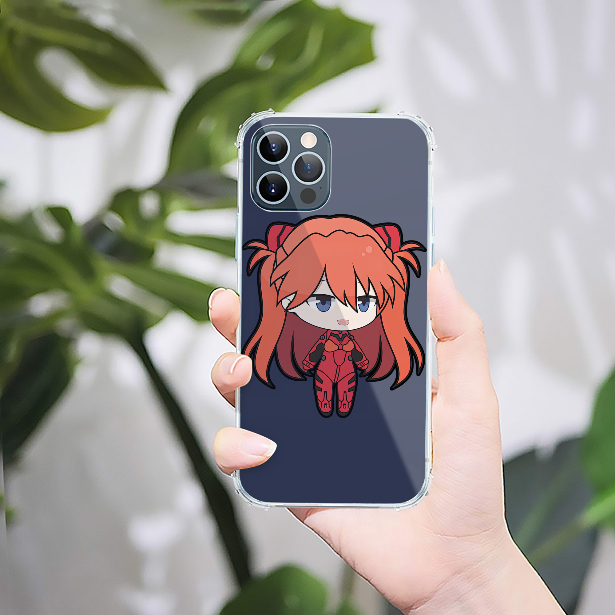 （画像用） EVA 新世紀エヴァンゲリオン 【iPhone 12シリーズ対応】透明スマホケース（クリアソフトケース）